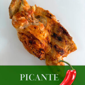 medio pollo picante